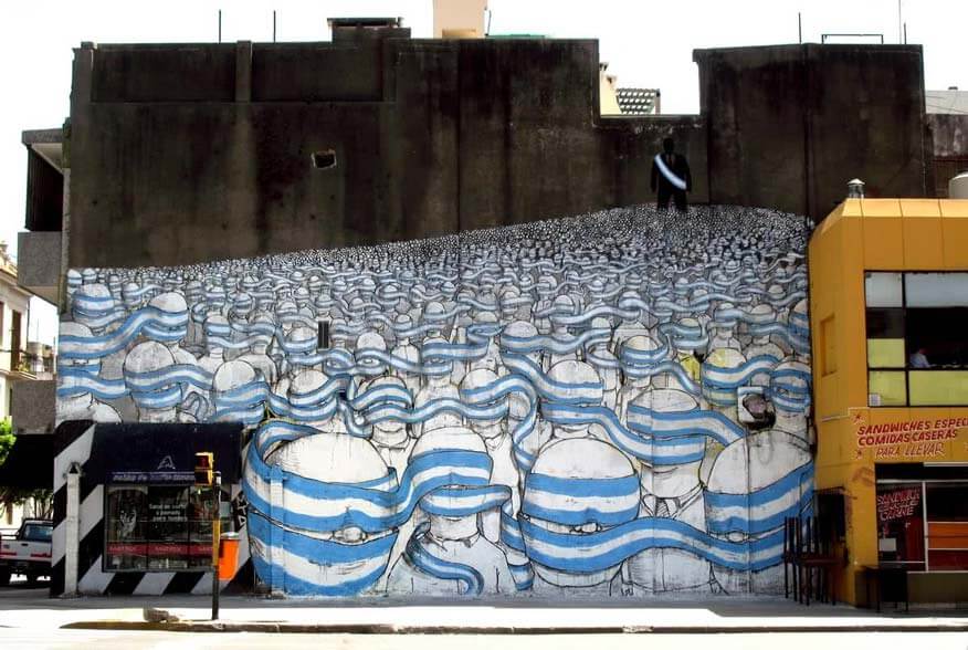 Streetart-Künstler Blu